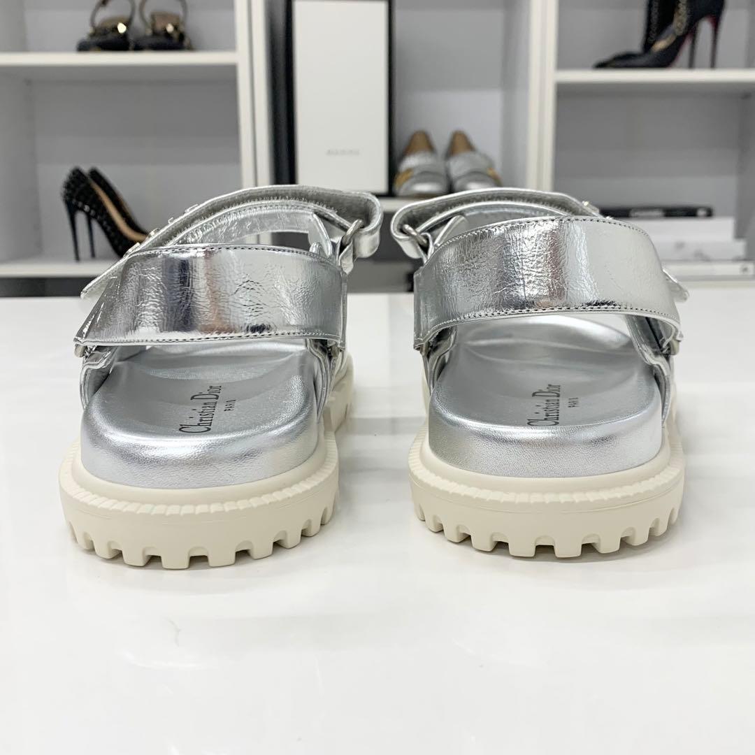 Dior Act Leather Logo Velcro Sandals