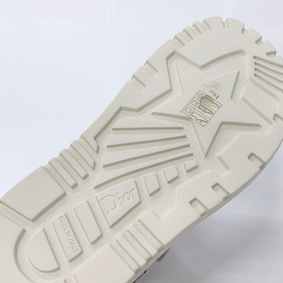 Dior Act Leather Logo Velcro Sandals