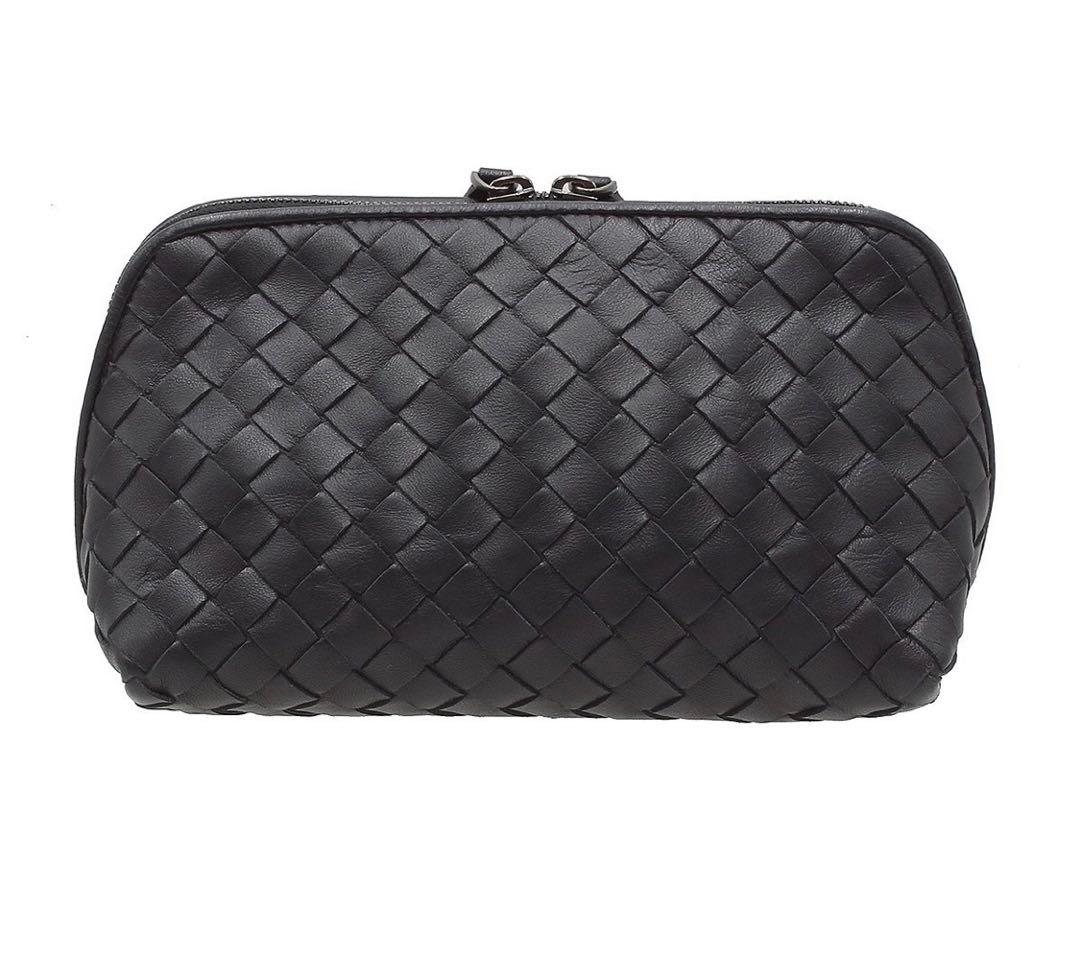 Bottega Veneta Intrecciato Leather Pouch — view 2