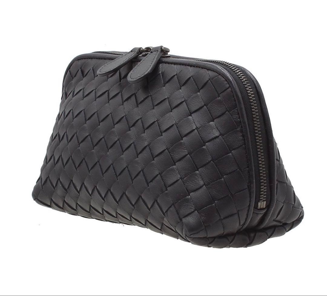Bottega Veneta Intrecciato Leather Pouch — view 3