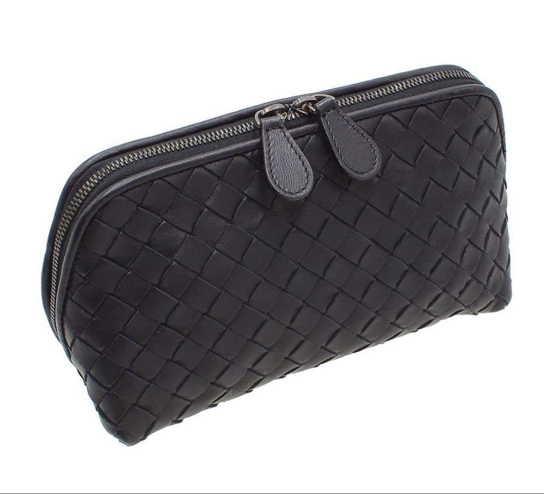 Bottega Veneta Intrecciato Leather Pouch — view 4