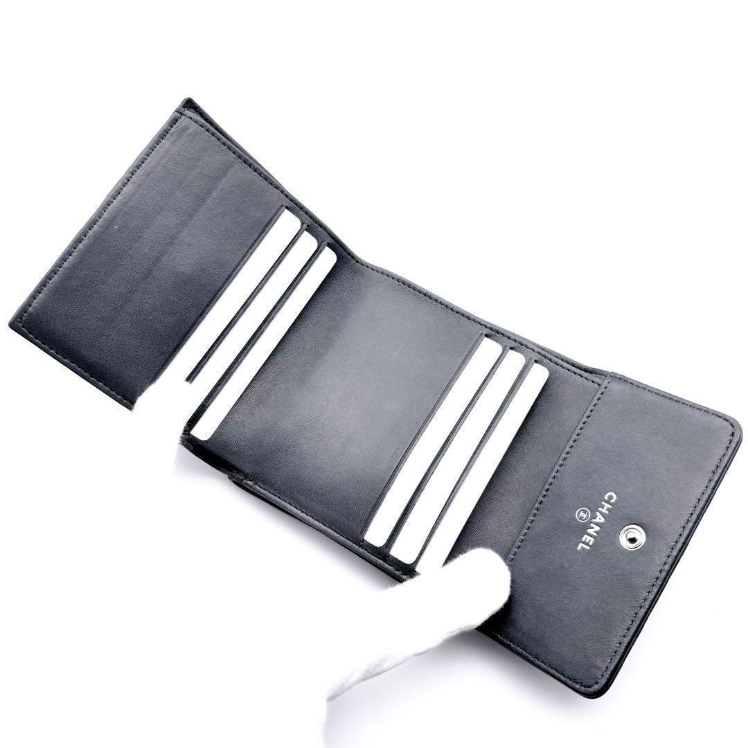 Chanel Wallet Camellia Wallets Gray — view 6