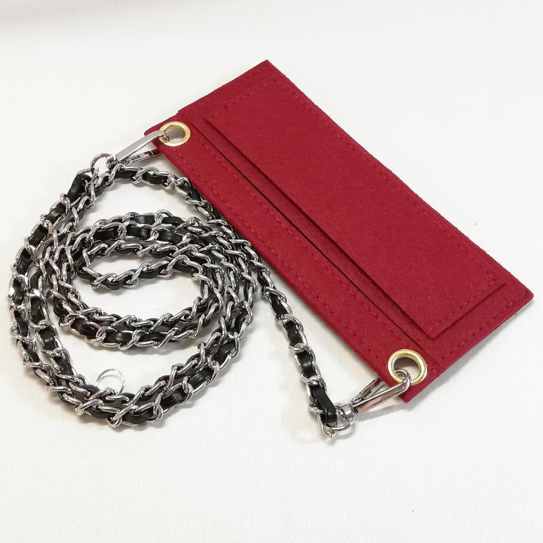 Chanel Lambskin Quilted Wallet Black Silver — view 6