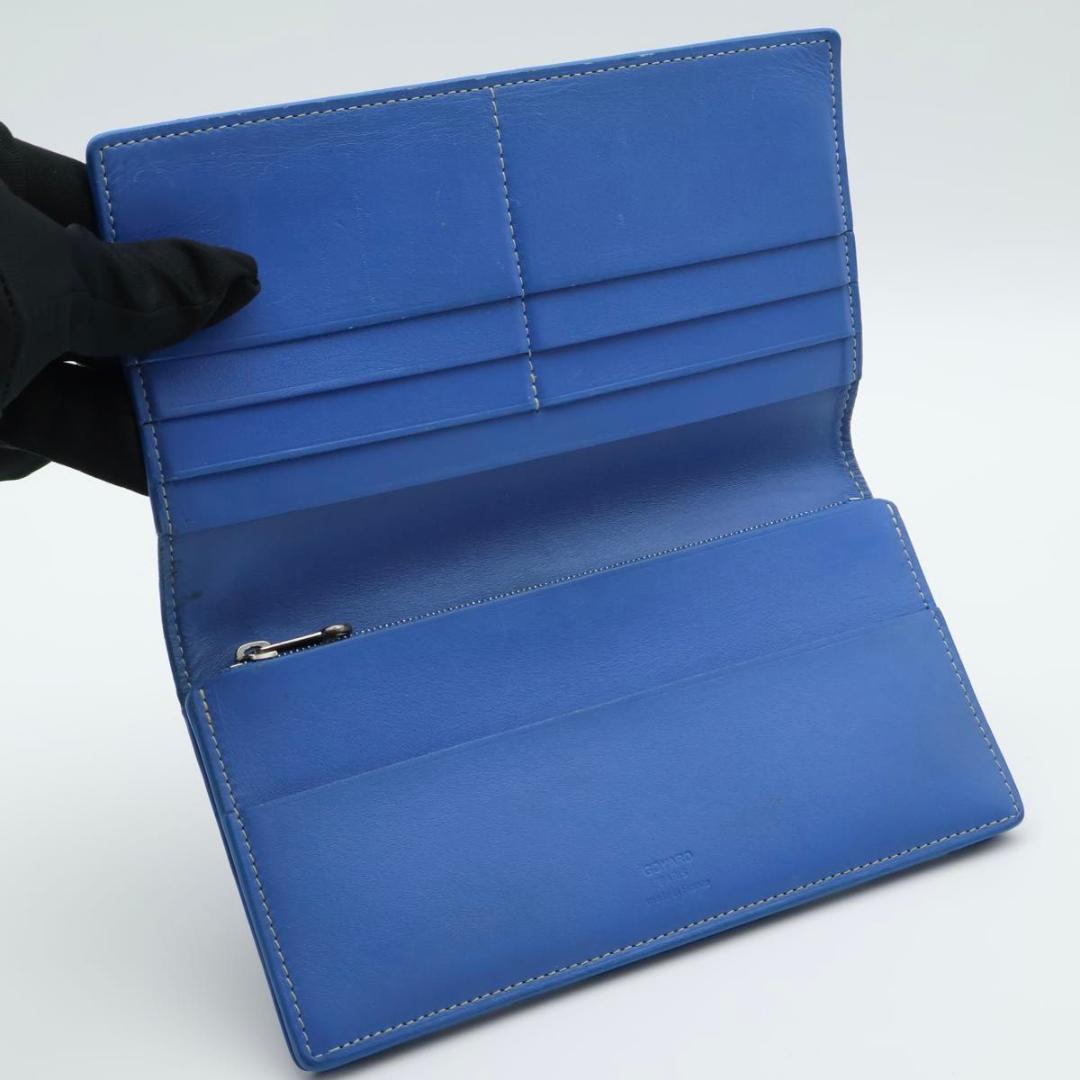 Goyard Sully Wallet Herringbone Blue — view 2