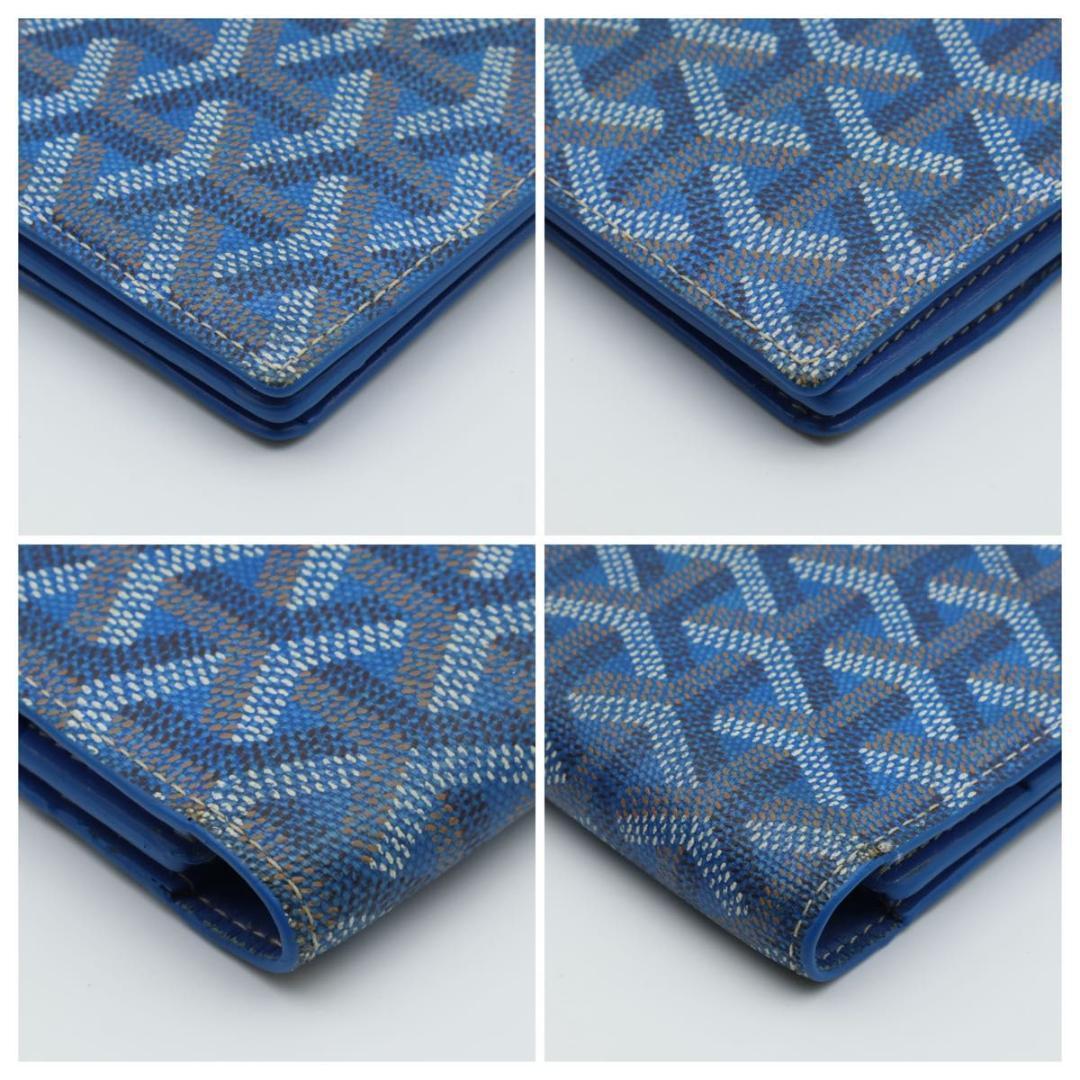 Goyard Sully Wallet Herringbone Blue — view 8