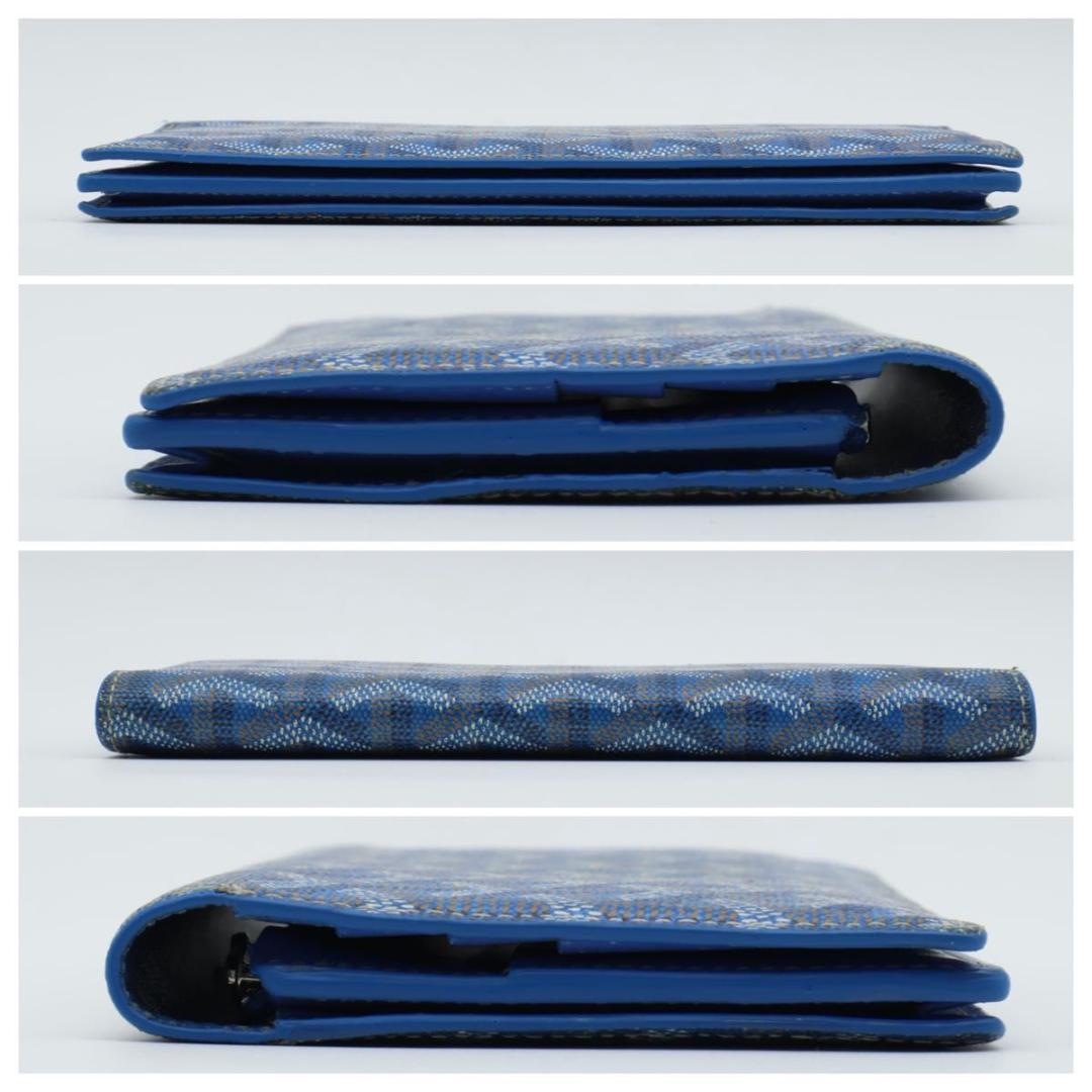 Goyard Sully Wallet Herringbone Blue — view 9