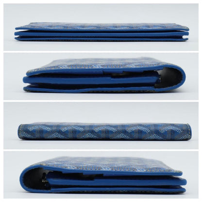 Goyard Sully Wallet Herringbone Blue — view 9