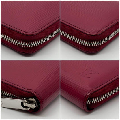 Louis Vuitton Zippy Wallet Epi Fuchsia Round — view 7