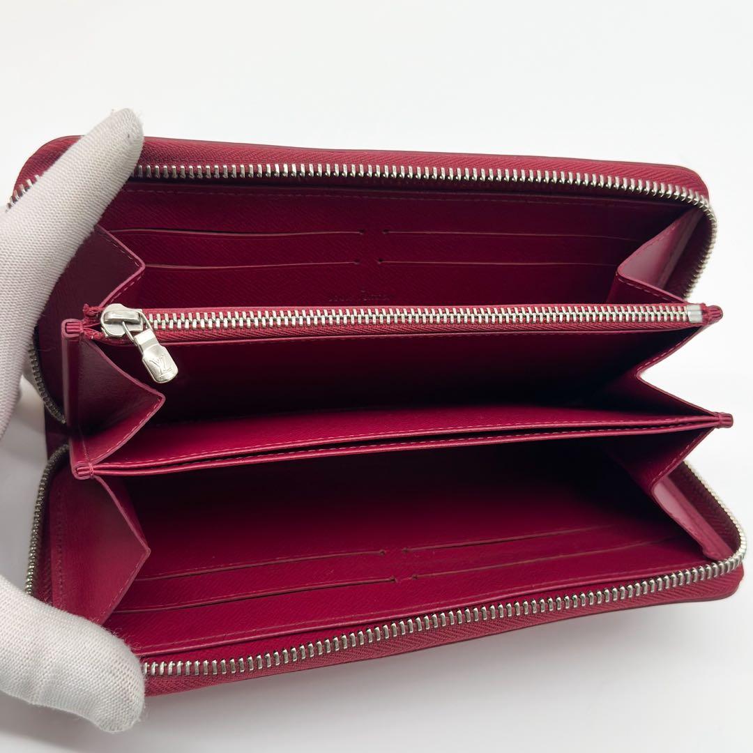 Louis Vuitton Zippy Wallet Epi Fuchsia Round — view 8