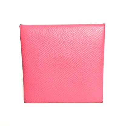 Hermes Bastia Coin Case Coin Purse Pink Epson