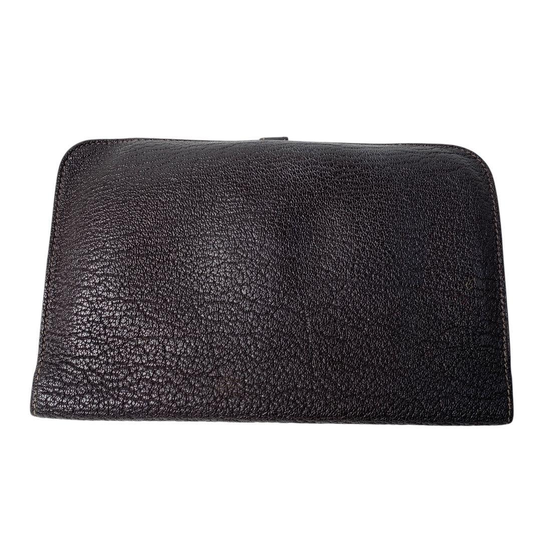 Hermes Dogon Duo GM Bifold Wallet with Coin Case Leather