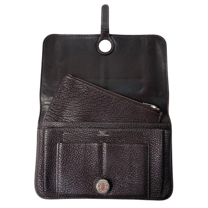 Hermes Dogon Duo GM Bifold Wallet with Coin Case Leather