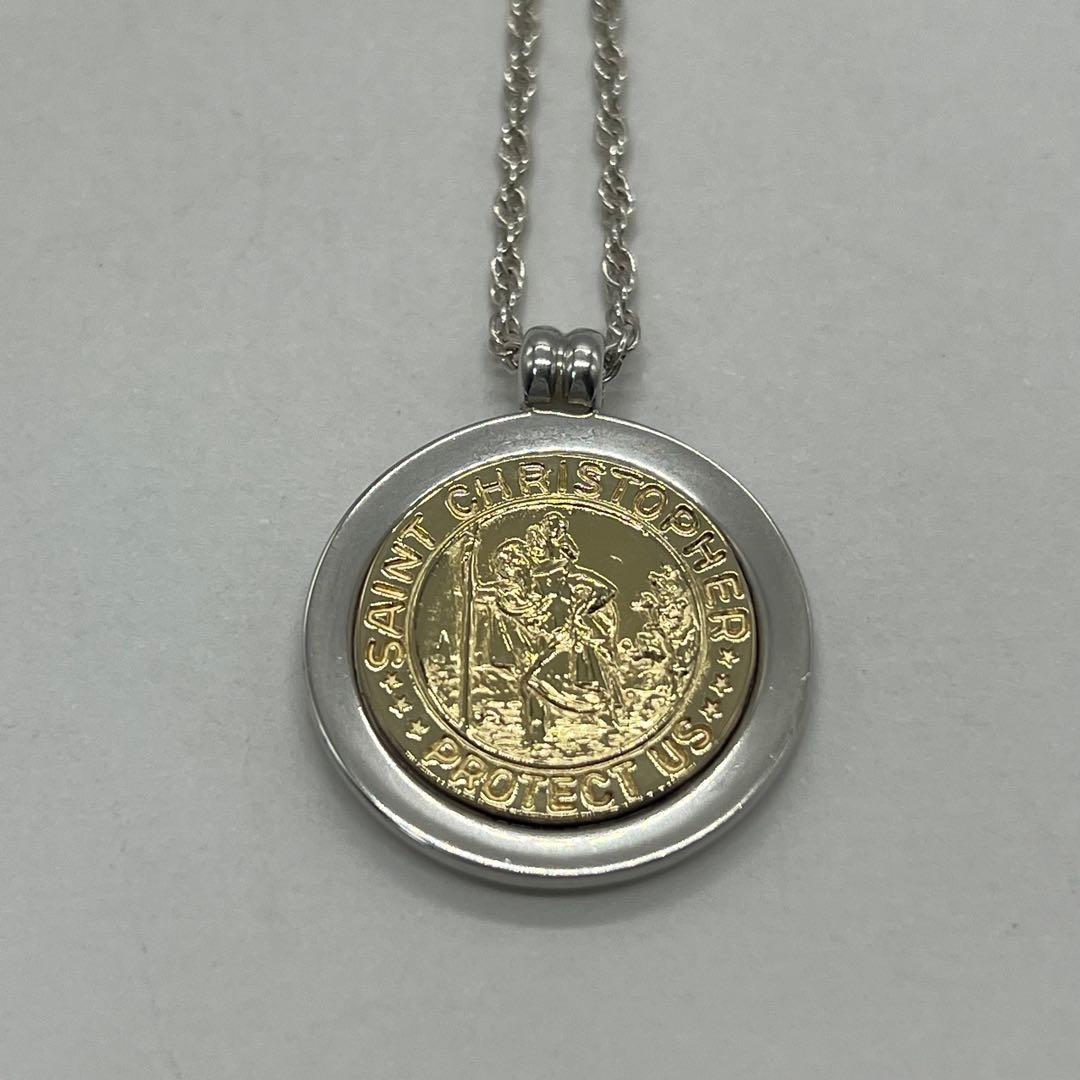 Tiffany & Co St Christopher Necklace Svyg Combination