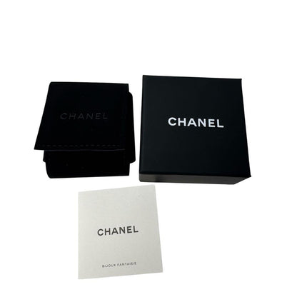 Chanel Square CC Logo Earrings — view 8