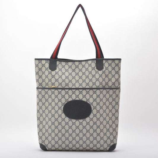 ◇guccigg Supreme Tote Bag Sherry Line Navy