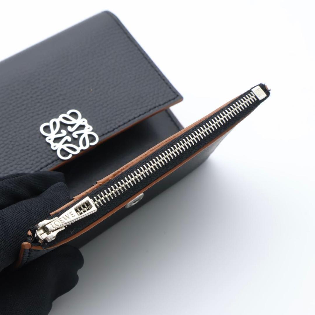 Loewe Trifold Tri Foldwallet Black Anagram Wallet — view 3