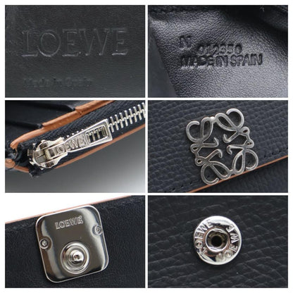 Loewe Trifold Tri Foldwallet Black Anagram Wallet — view 7