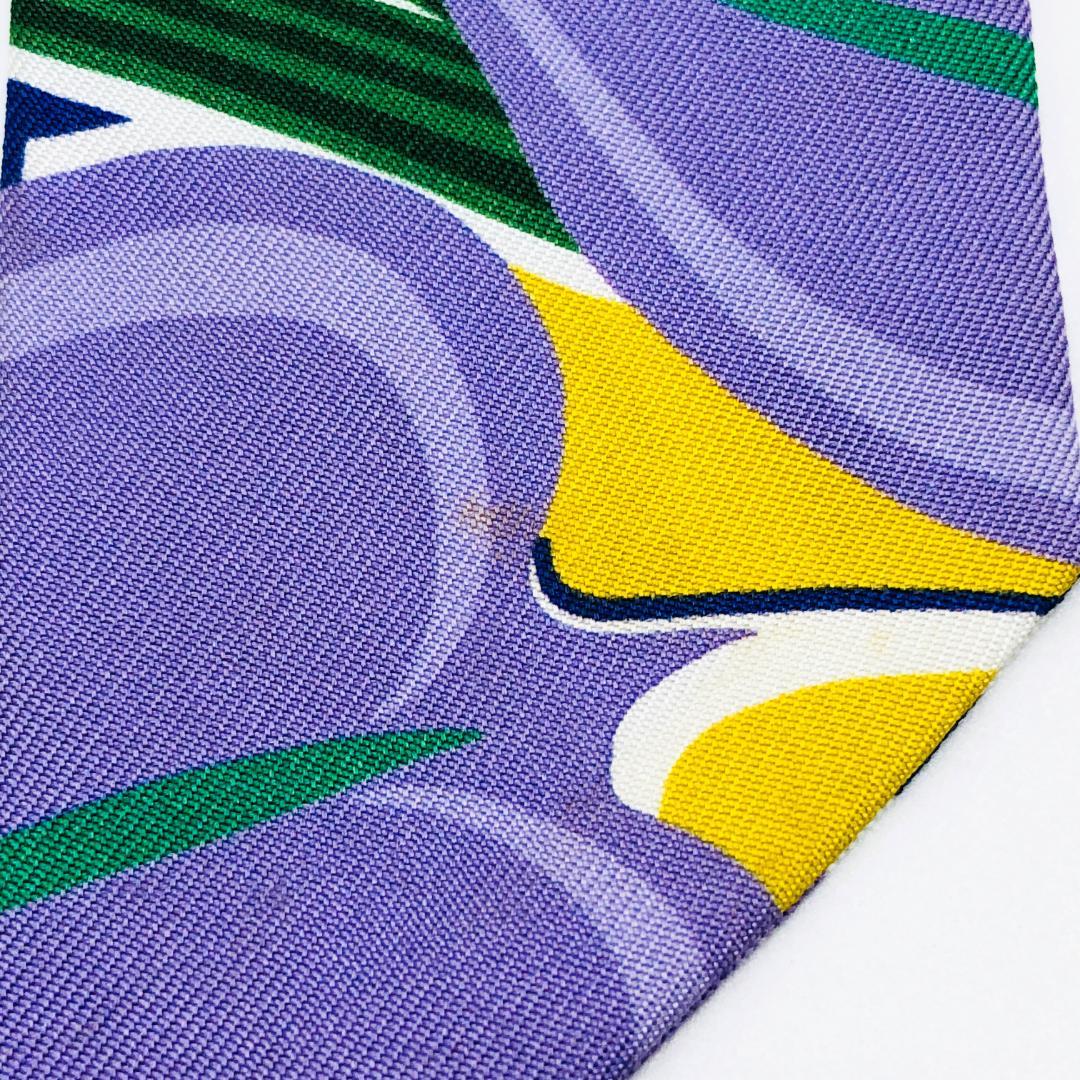 Hermes Twilly Jaguar Quetzal Scarf with Tags Excellent Condition