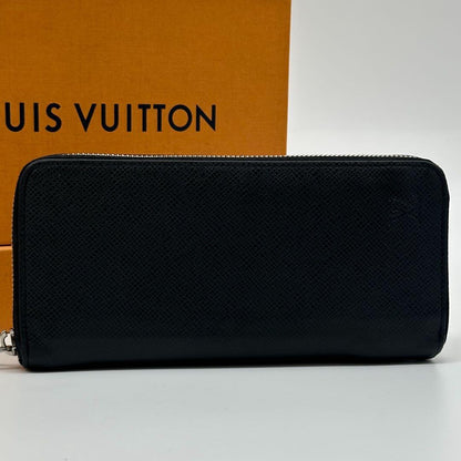 Louis Vuitton Zippy Wallet Vertical Taiga Black — view 2
