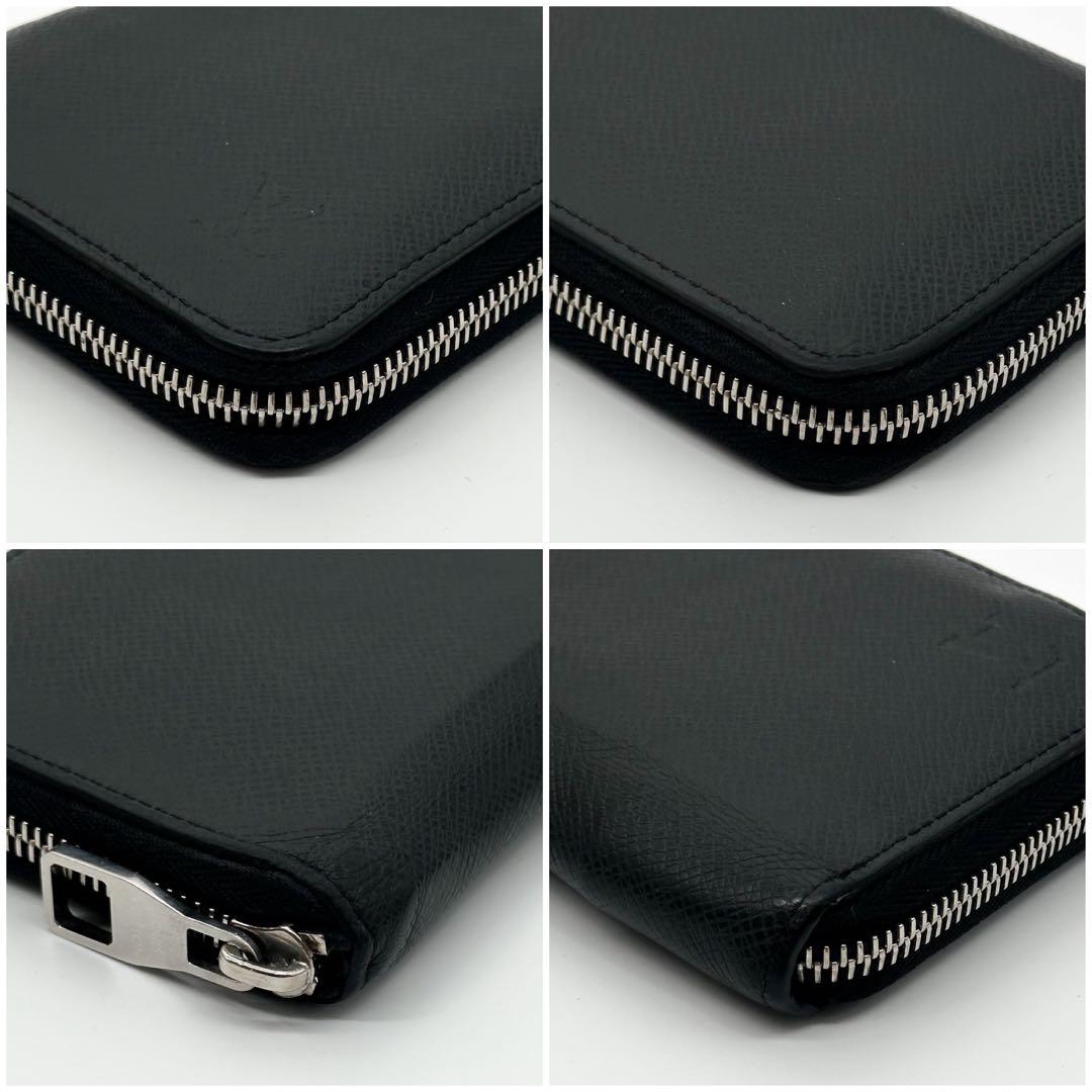 Louis Vuitton Zippy Wallet Vertical Taiga Black — view 7