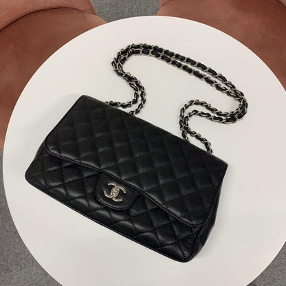 Chanel Quilted 30 Turnlock CC Logo Chain Shoulder Bag