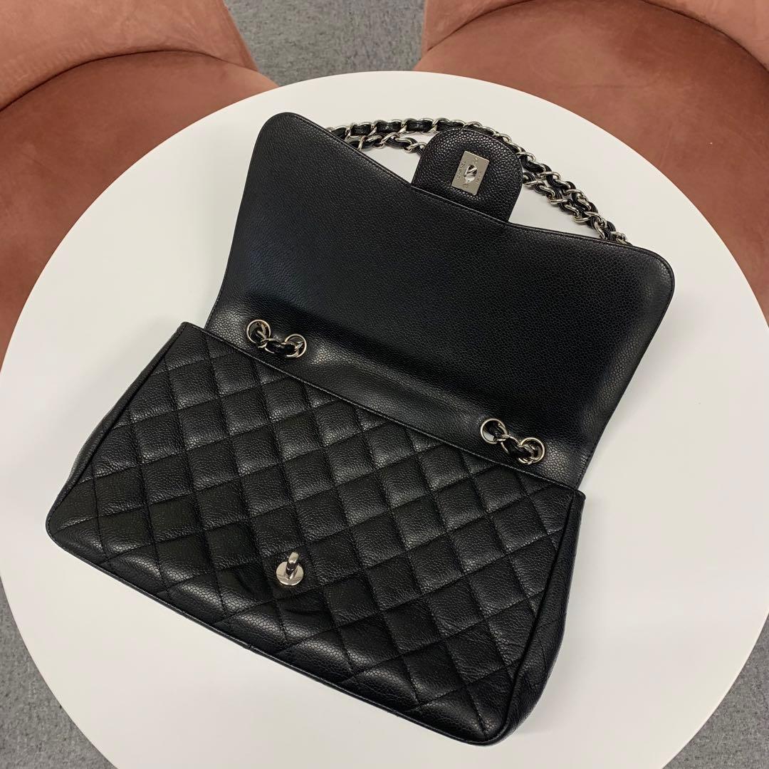 Chanel Quilted 30 Turnlock CC Logo Chain Shoulder Bag