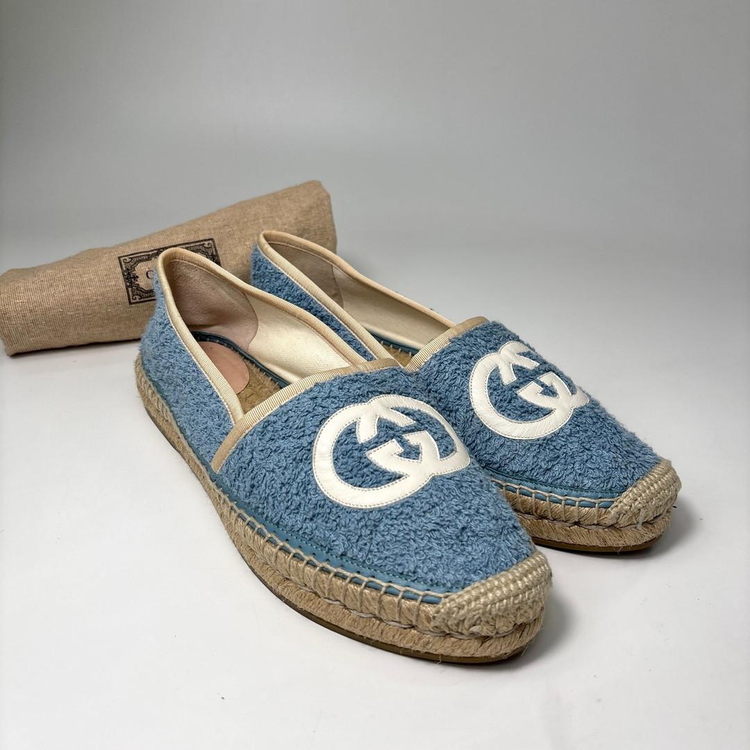 Gucci Espadrilles Slip Ons Interlocking G Shoes — view 3
