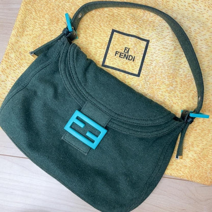 Fendi Mamma Bucket Jersey Cotton Green Blue