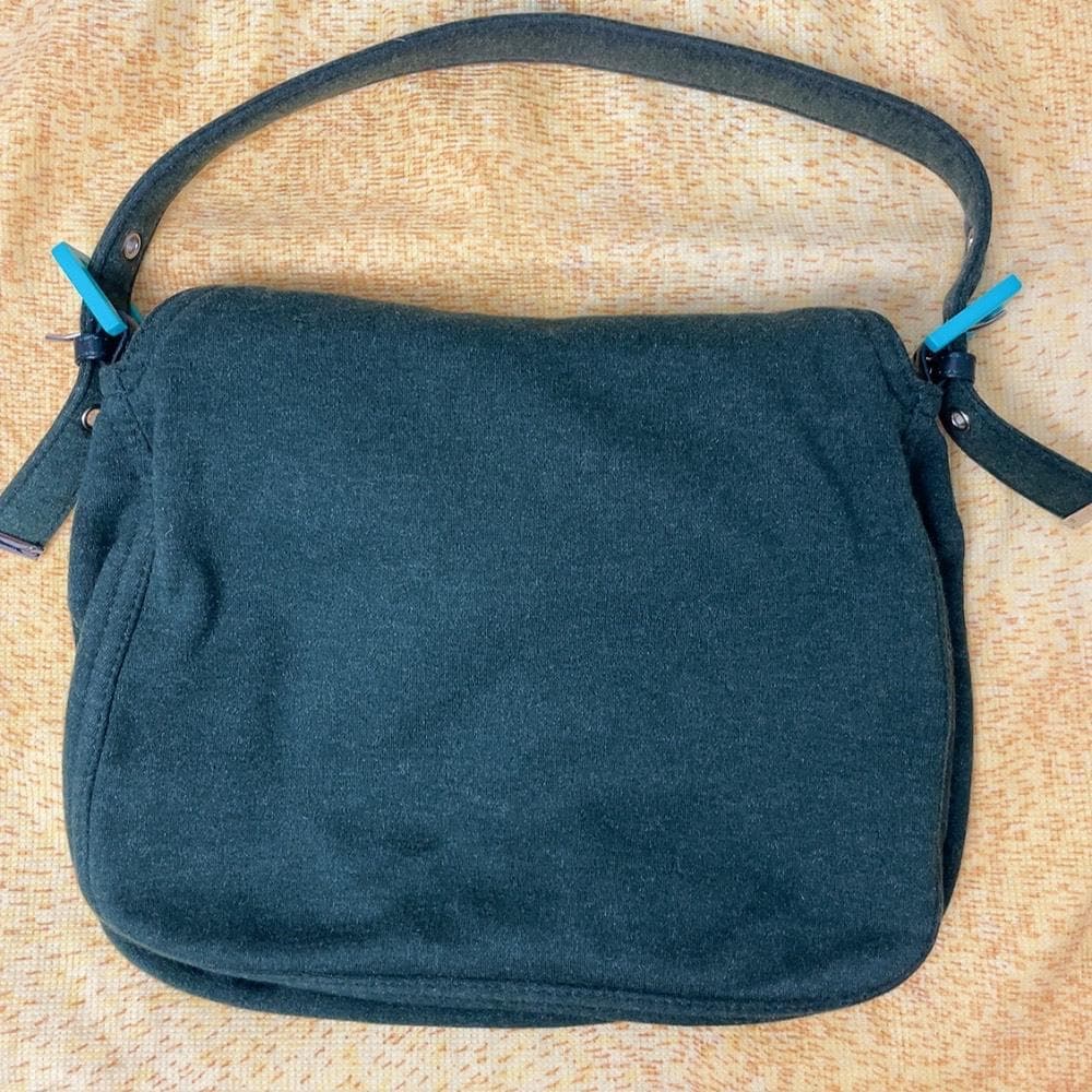 Fendi Mamma Bucket Jersey Cotton Green Blue — view 3