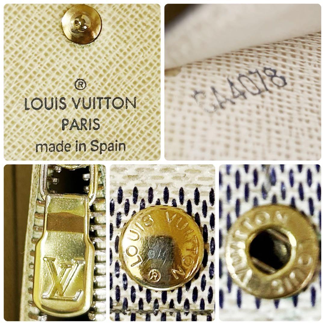 Louis Vuitton Portefeuille Sarah Damier Azure Long Wallet