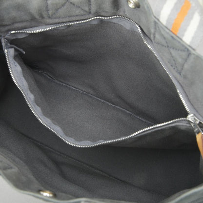 Hermes Ginza Store Limited Fourre Tout PM Handbag Canvas Gray Tote — view 9