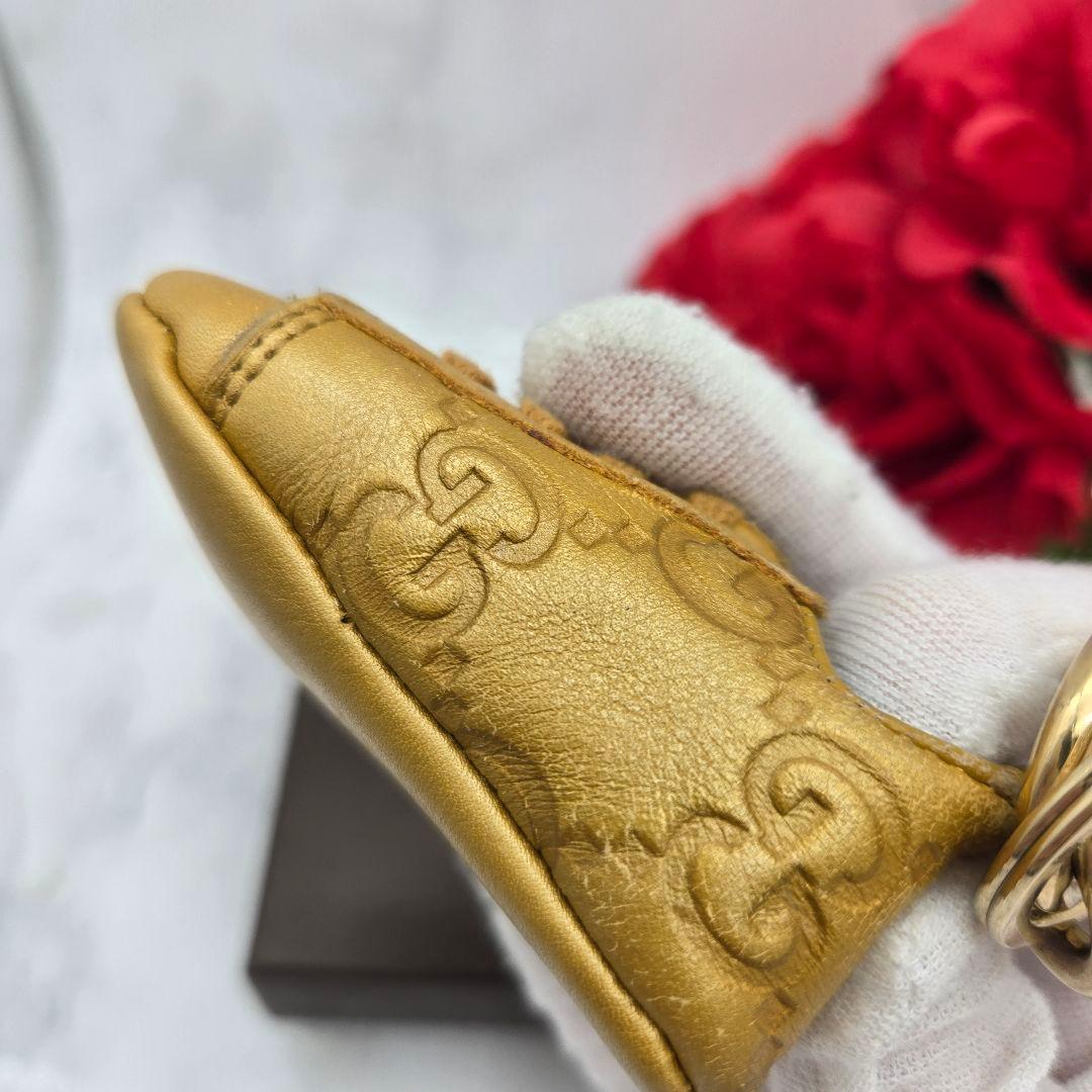 Gucci Key Holder Key Ring Sneakers Charm Gold — view 4