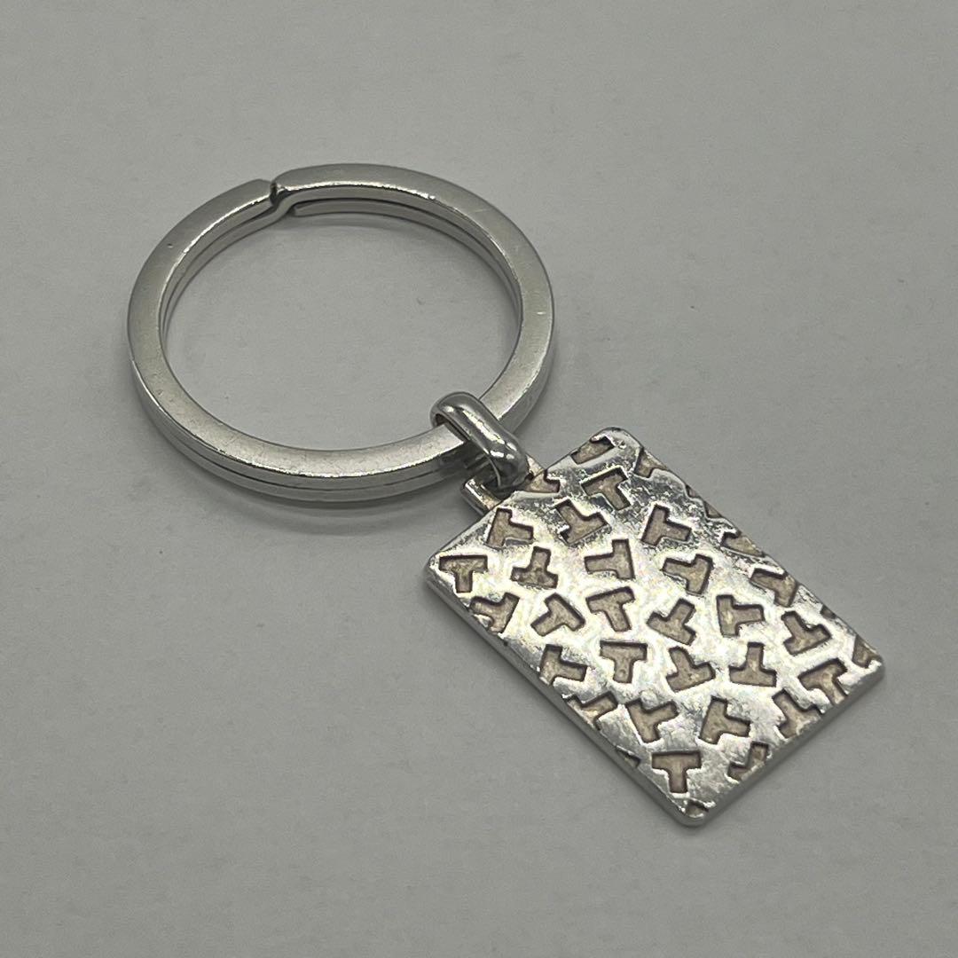 Tiffany & Co T Logo Square Plate Key