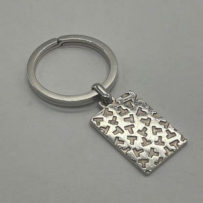 Tiffany & Co T Logo Square Plate Key
