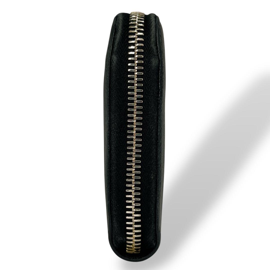 Accessories Complete Prada Long Wallet Metal Logo Round Zip Saffiano Black