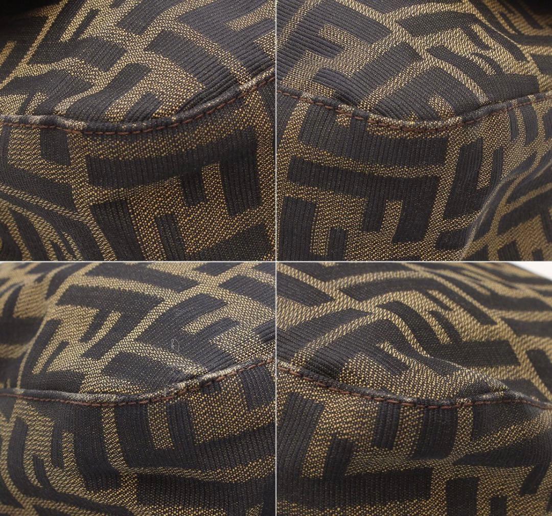 Fendi Zucca Pattern Mamma Baguette One Shoulder Handbag