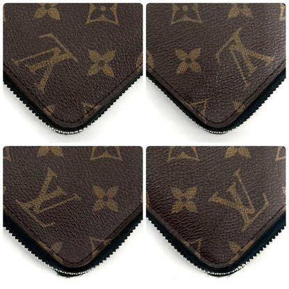 Louis Vuitton Monogram Macassar Zippy Vertical Zip Around Wallet — view 7