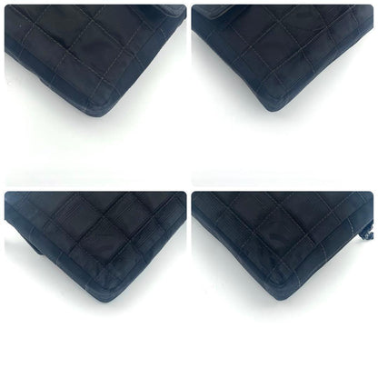 Chanel New Travel Line Choco Bar Shoulder Bag Black — view 9