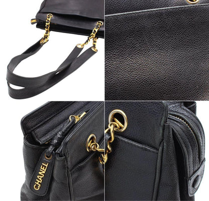 Chanel Triple Coco Mark Caviar Skin Shoulder Bag