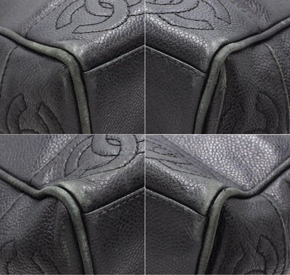 Chanel Triple Coco Mark Caviar Skin Shoulder Bag