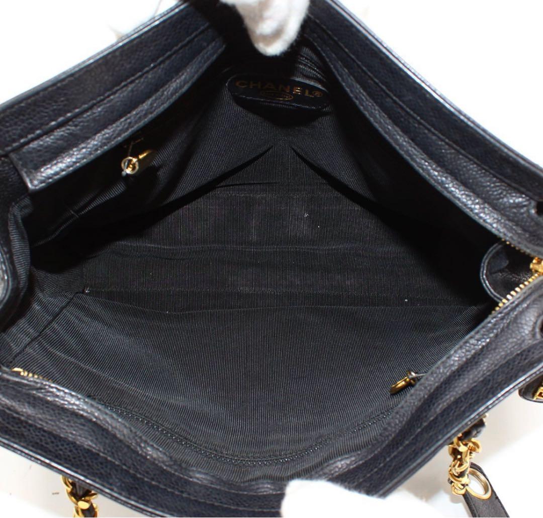 Chanel Triple Coco Mark Caviar Skin Shoulder Bag