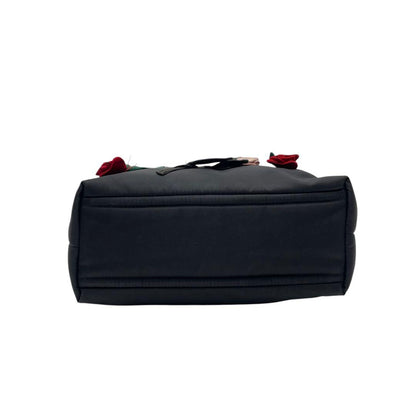 Prada Nylon Leather Flower Shoulder Bag 2-Way — view 4