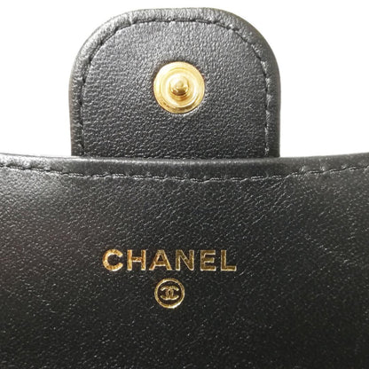 Chanel Lambskin Quilted Wallet Black — view 5