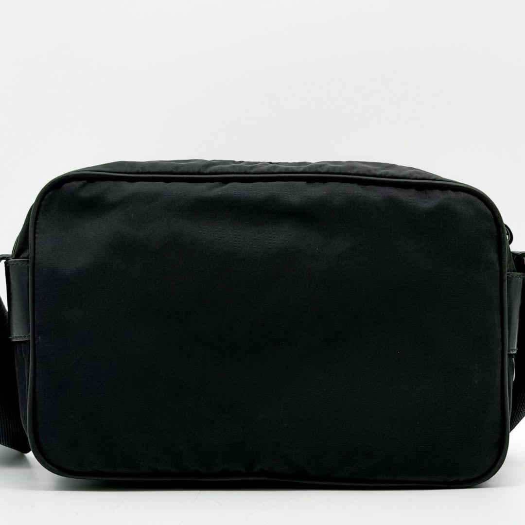 Prada Nylon Camera Bag Triangle Black — view 3