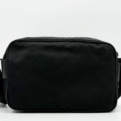 Prada Nylon Camera Bag Triangle Black — view 3