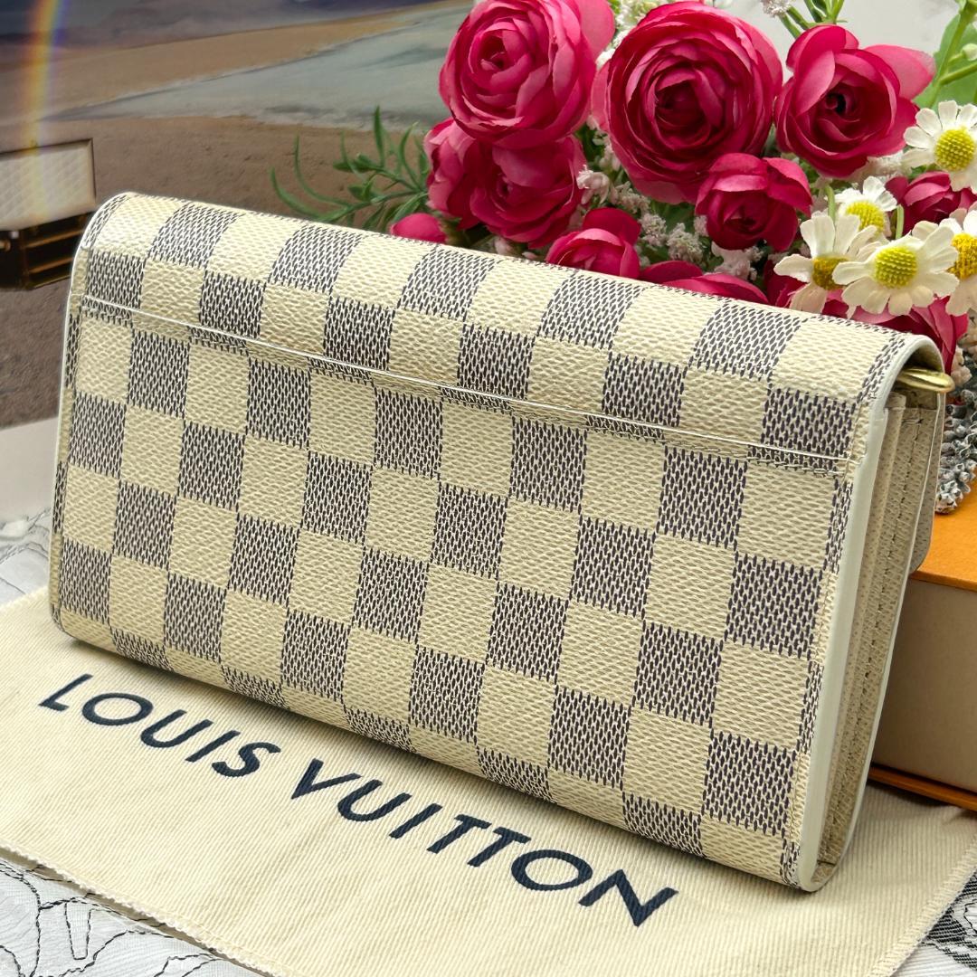 Louis Vuitton Damier Azur Portefeuille Sarah Wallet