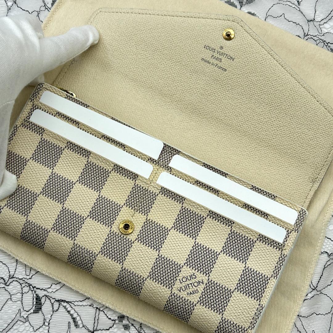 Louis Vuitton Damier Azur Portefeuille Sarah Wallet