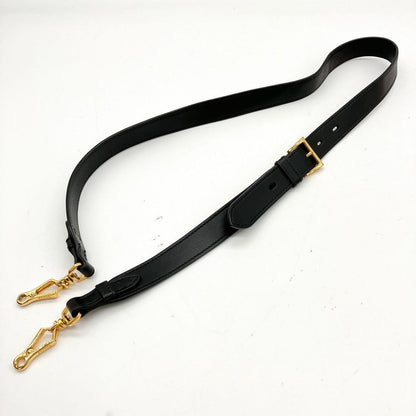 Prada 2-way Bag Bibliotheque Gold Hardware Leather Bi-color