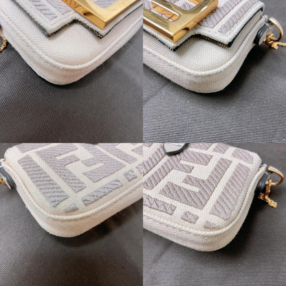 Fendi Nano Baguette Charm 2-Way Zucca Mini — view 6
