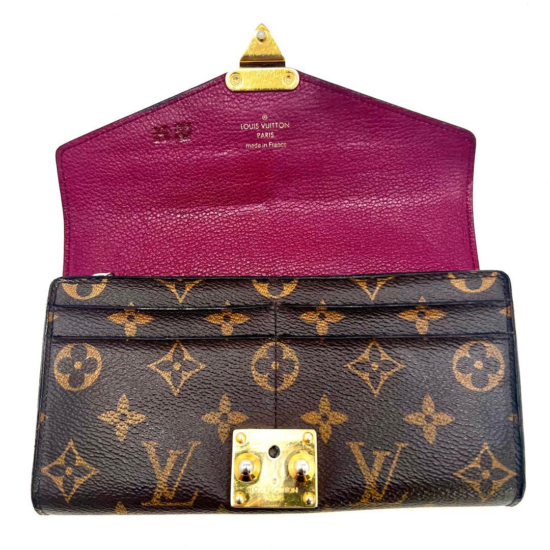 Louis Vuitton Monogram Portefeuille Pallas Fuchsia — view 2